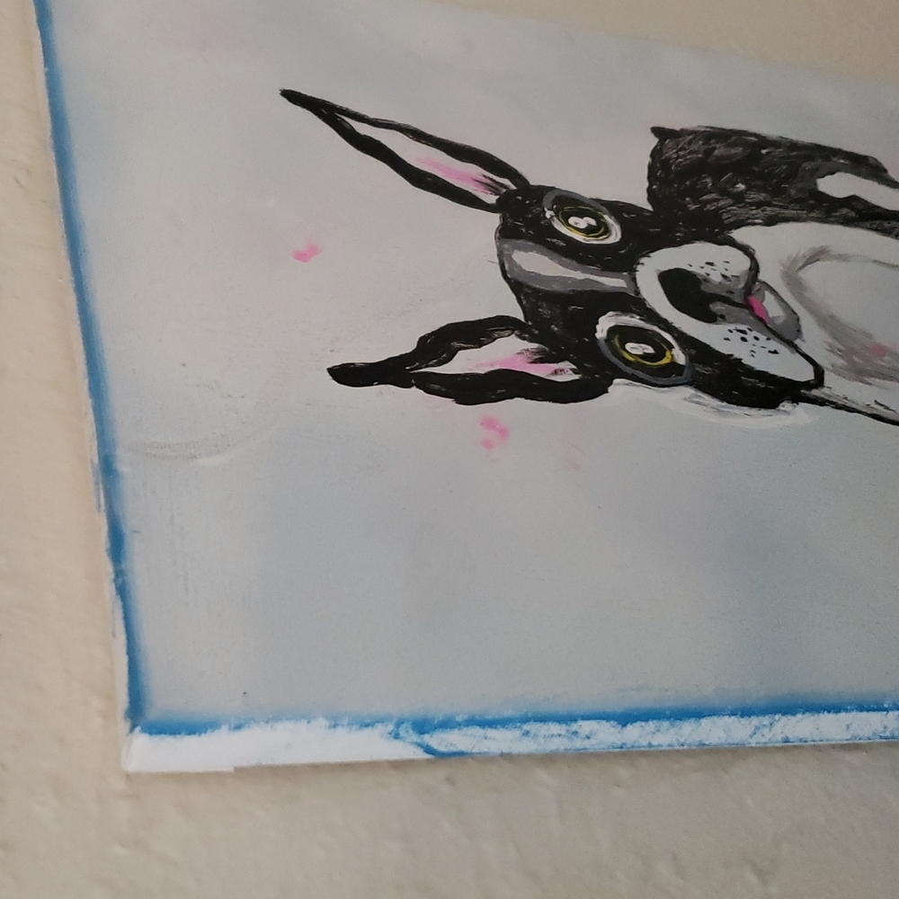 Hand Painted Boston Terrier - Picture 4 of 4